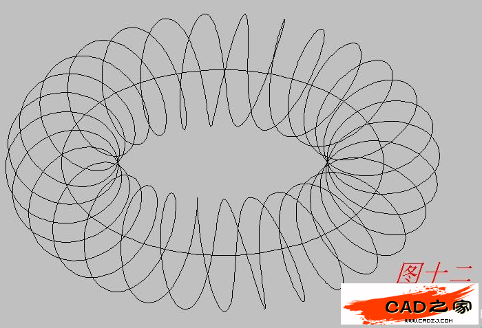 AutoCAD 2008三维教程：环形弹簧及弧线弹簧的几种画法_中国教程网