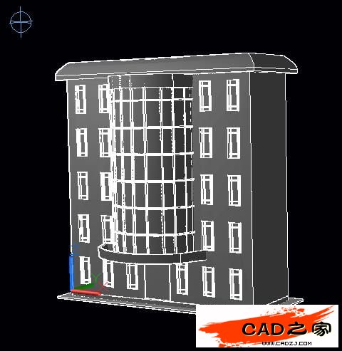 AutoCAD 2011新功能教程：曲面命令创建楼房_中国教程网