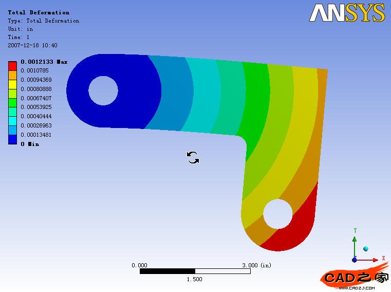 ANSYS Workbench 的一个简单的结构分析实例 - 山高人为峰 - 山高人为峰的博客