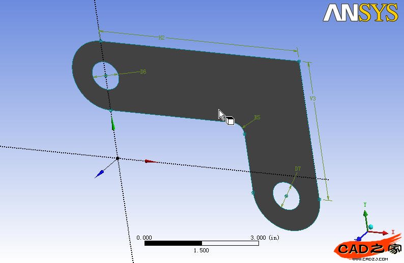 ANSYS Workbench 的一个简单的结构分析实例 - 山高人为峰 - 山高人为峰的博客