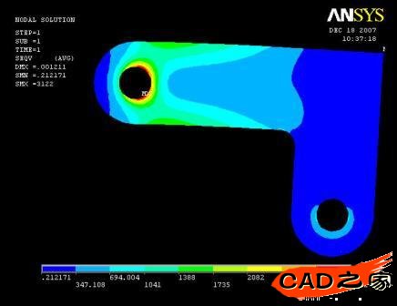 ANSYS Workbench 的一个简单的结构分析实例 - 山高人为峰 - 山高人为峰的博客