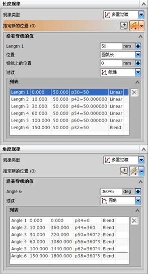 在UG中绘制变螺距螺旋线的方法