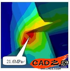 图4 局部应力云图