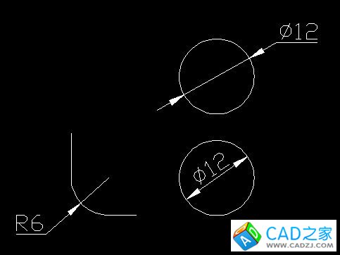 CAD半径与直径的标注样式 - 风徐徐 - 空与间