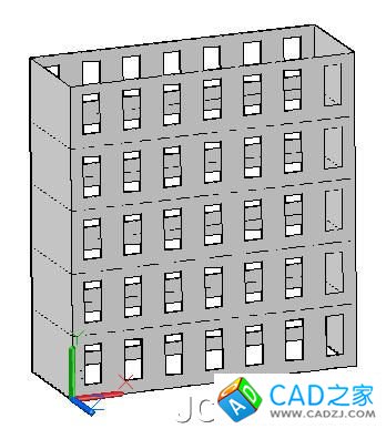 AutoCAD2011曲面命令创建楼房_天极设计在线整理