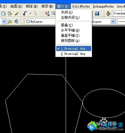 如何快速切换已打开的CAD文档窗口 - CAD之