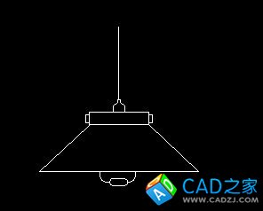 用CAD软件绘制吊灯的方法
