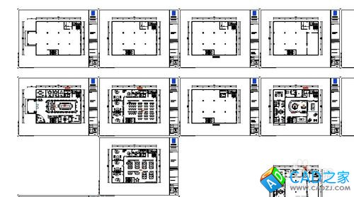 CAD中如何打印多份图纸