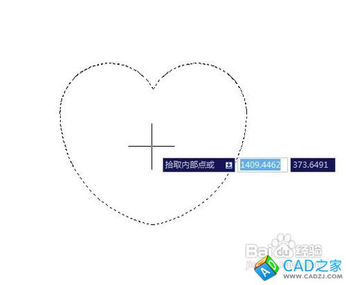 如何用cad制作爱心图片