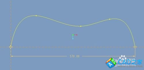 proe草绘中样条曲线端点角度标注