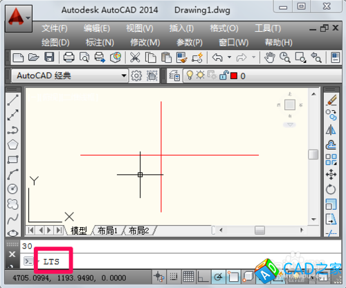 cad中心线怎么画