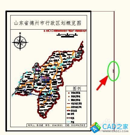 如何为CAD专题地图加注比例尺