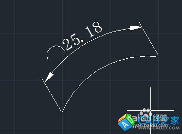 cad教程之标注命令：[3]弧长标注