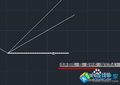 cad教程之标注命令：[8]角度标注