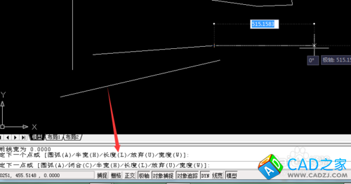 cad2006应用：[1]直线的画法