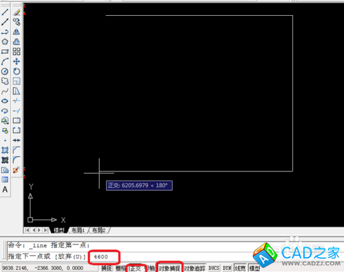 cad 2008自学教程：[2]cad画出房间的结构