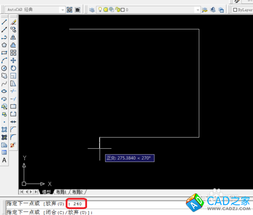 cad 2008自学教程：[2]cad画出房间的结构