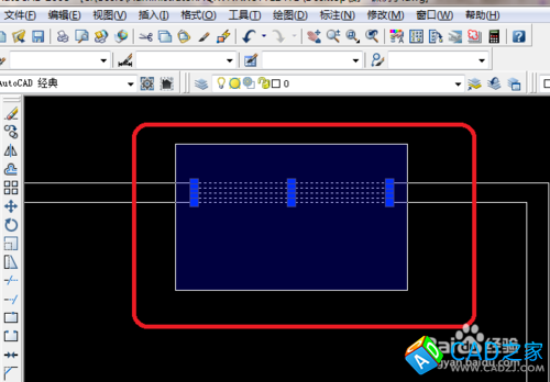 cad 2008自学教程：[5]cad 画窗的方法