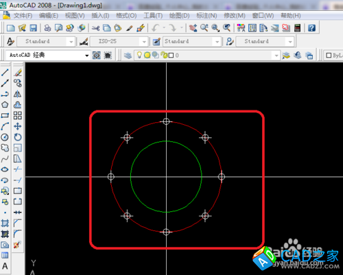 cad 2008自学教程：[18]cad定数等分怎么用