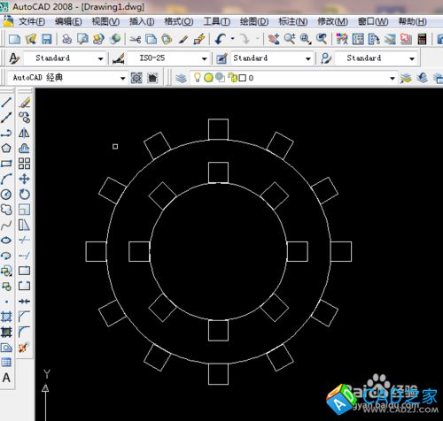 cad 2008自学教程：[20]cad怎样画圆形阵列