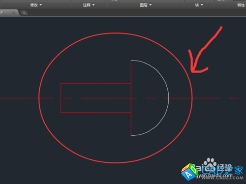 如何用CAD2015画螺钉二维图