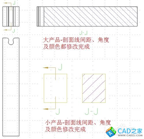 UG制图中如何编辑剖面线型